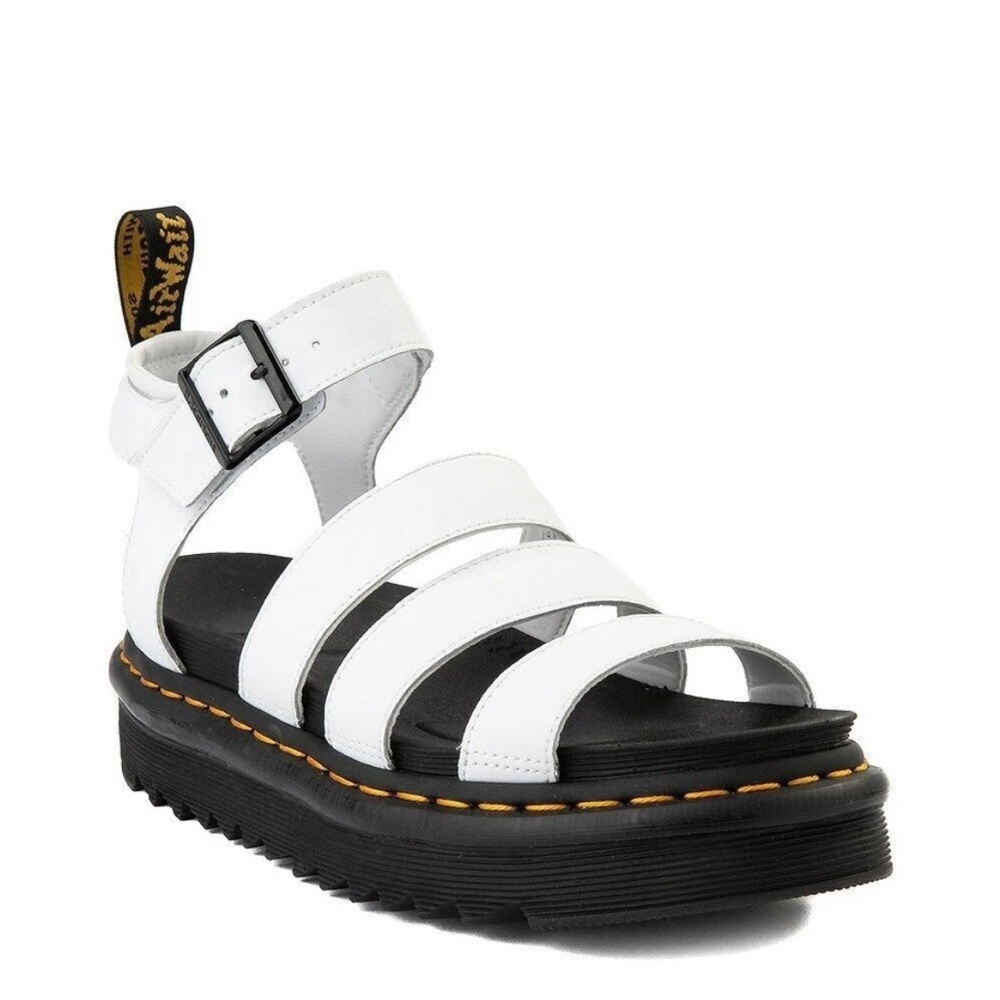 Dr. Martens Blaire Sandal White Straps